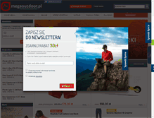 Tablet Screenshot of megaoutdoor.pl
